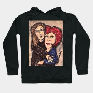 Ozzy and Sharon Osbourne Hoodie